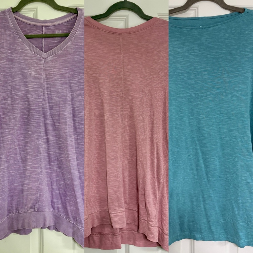 J. Jill lot of 3 women medium Tunic tops
